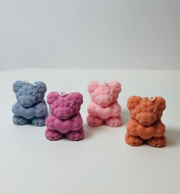 Teddykerze Klein